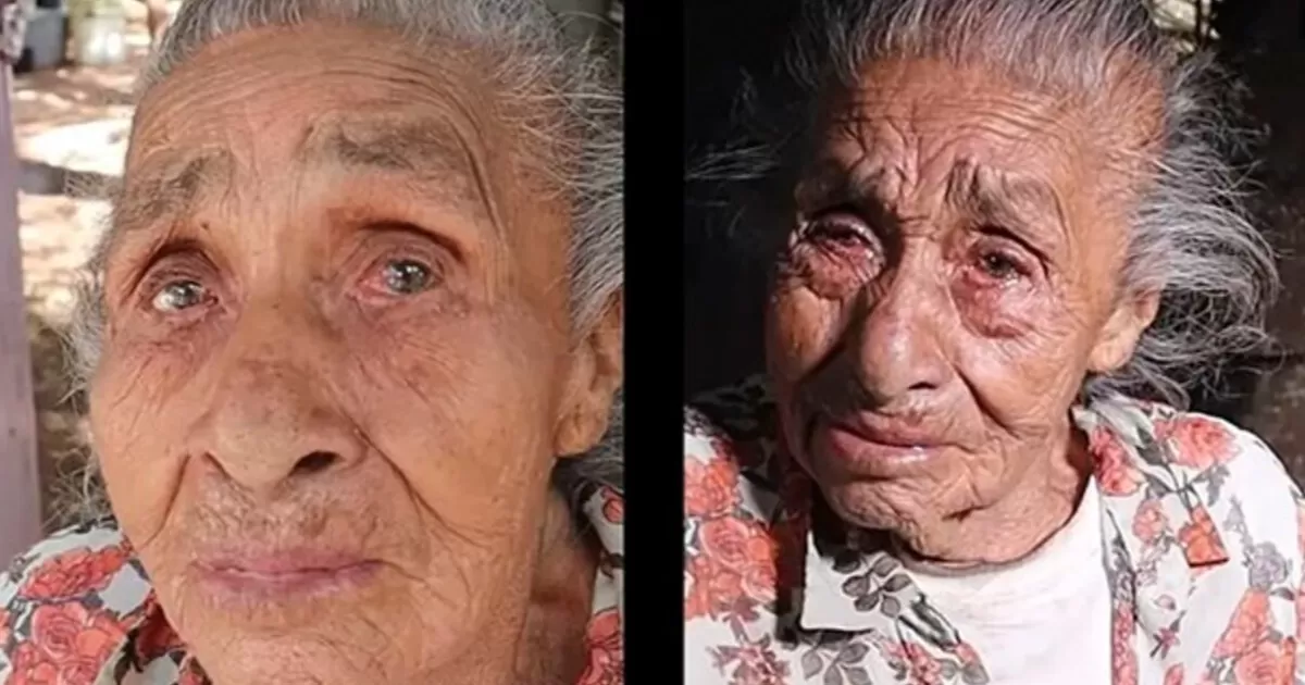 Abuelita de 97 años lamenta abandono de sus 16 hijos: "ninguno sabe si vivo o no"