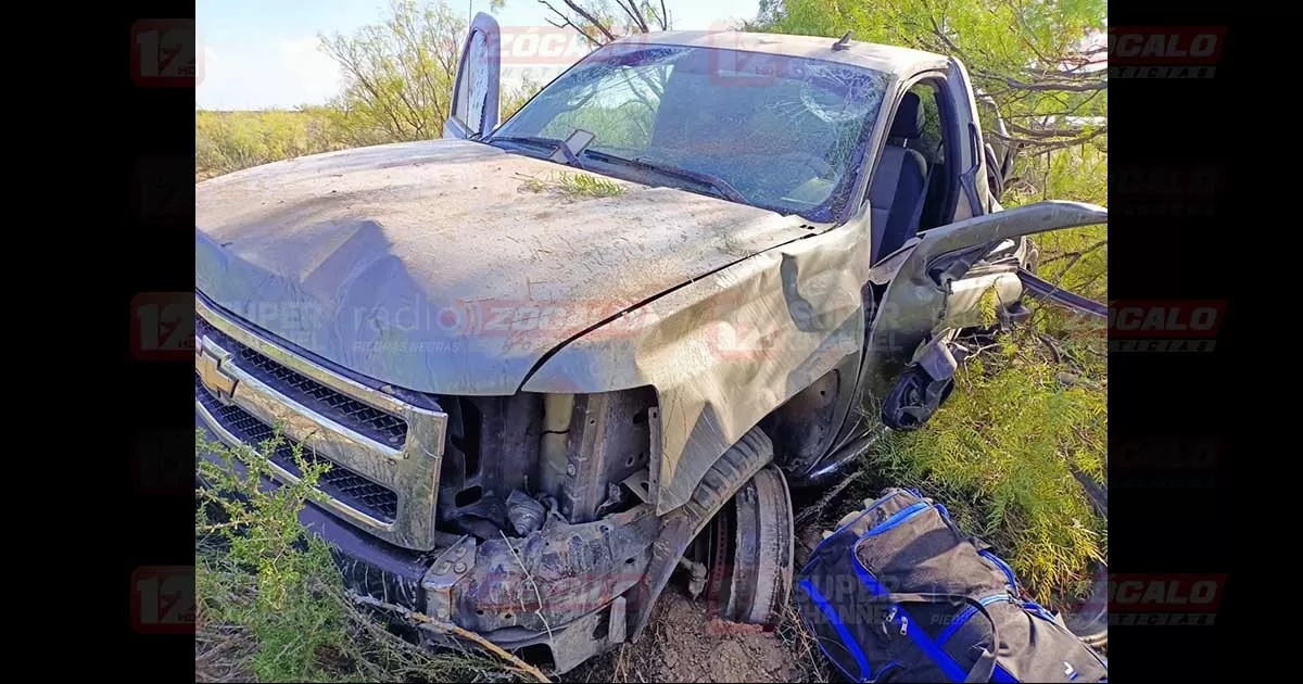 Exceso de velocidad deja a un conductor lesionado en Nava, Coahuila