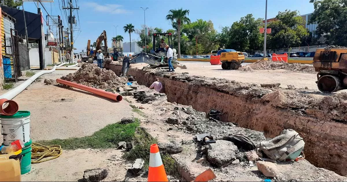 El Gerente del Sistema Municipal de Agua y Saneamiento mencionÃ³ que las lluvias presentadas la semana pasada fueron las que provocaron el colapso.
