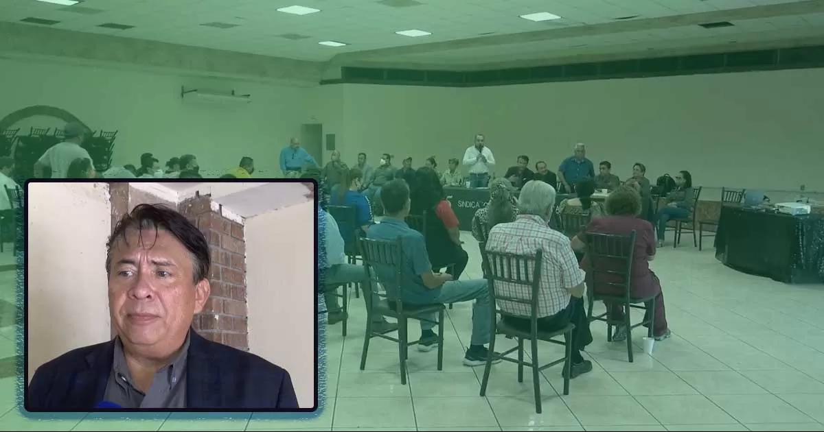 Delegado especial de la Sección 5 encabeza reunión informativa con estructura sindical