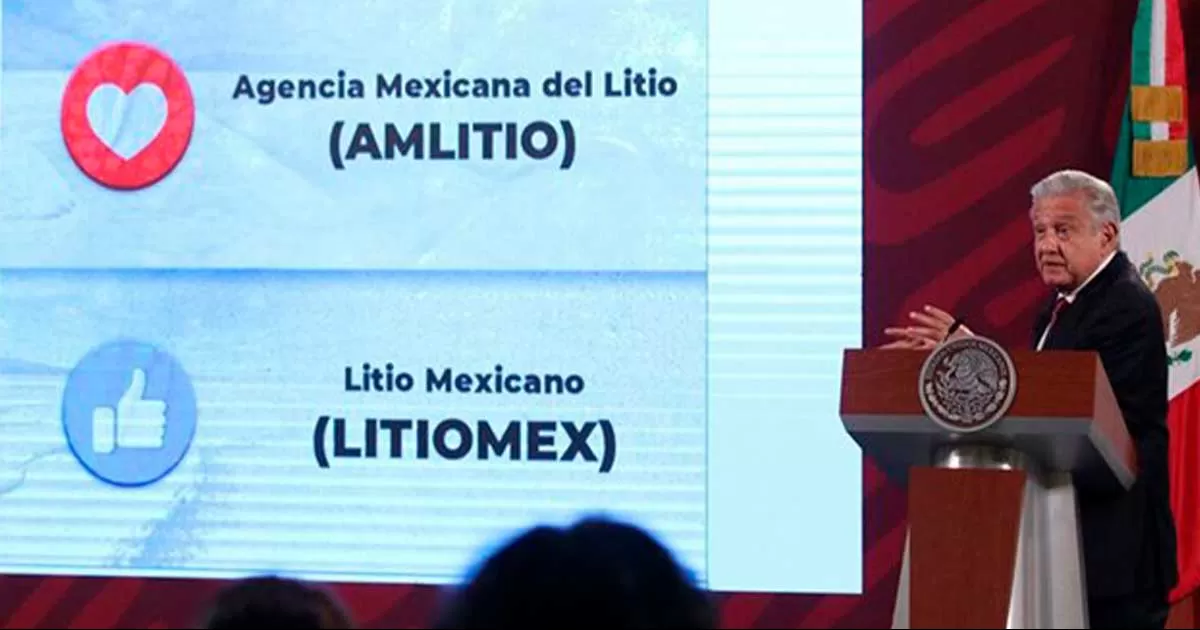 AMLO crea Litio para México, empresa para explotar y comercializar el mineral