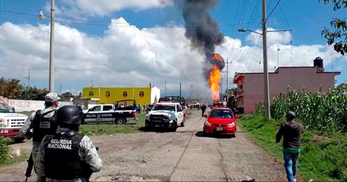 No se reportan víctimas tras explosión en ducto de gas en Amozoc, Puebla
