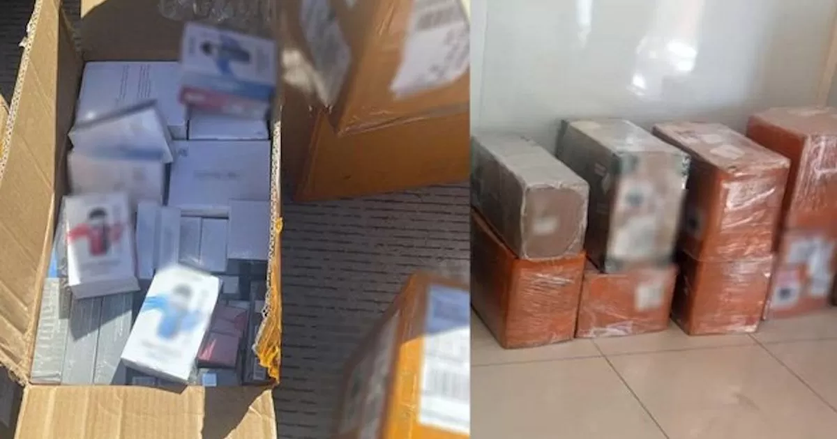 La mujer originaria de Estados Unidos, fue detenida junto con su vehÃ­culo y los cigarrillos elÃ©ctronicos, quedando a disposiciÃ³n de la FGR