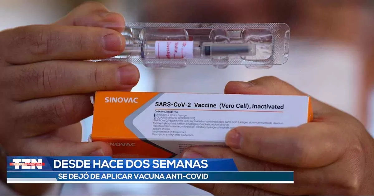 Las vacunas del laboratorio Sinovac que se aplicaban en el Centro de Salud en la colonia Mundo Nuevo se agotaron hace 15 dÃ­as.