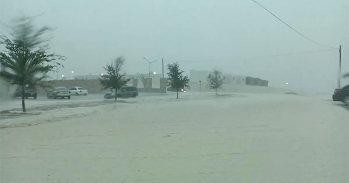 Azota fuerte tormenta a Acuña y Piedras Negras, autoridades en alerta