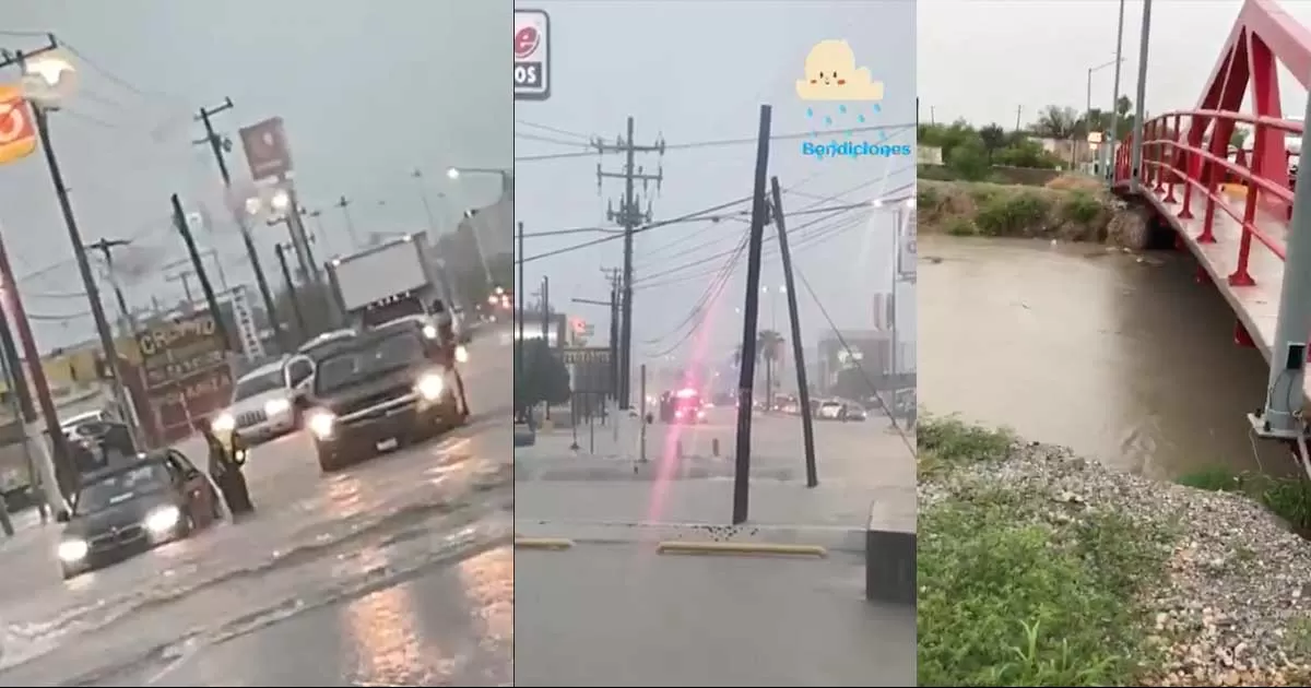 Azota fuerte tormenta a PN; reportan arroyos a su máxima capacidad
