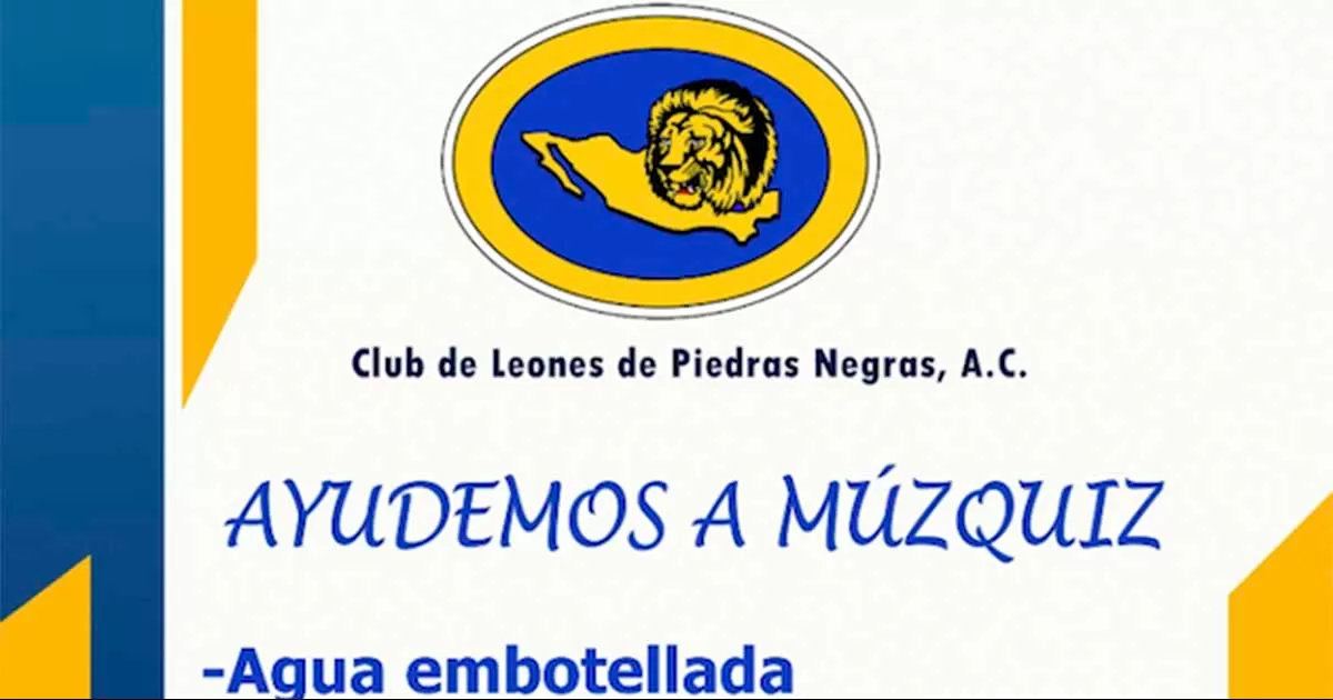 La actividad se llevarÃ¡ a cabo hasta las 9 de la noche de este viernes y todo lo que se recabe se llevarÃ¡ el domingo al municipio de Melchor MÃºzquiz