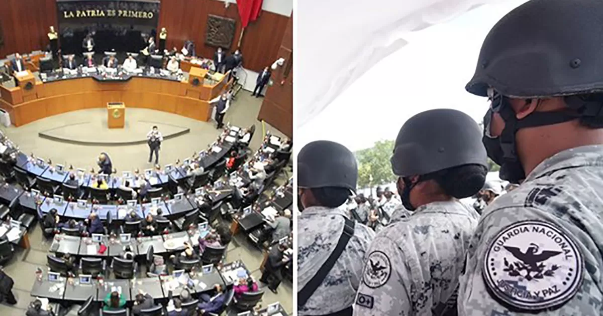 Senado aprobÃ³ en lo general la reforma que permitirÃ¡ a la Defensa Nacional tener control operativo y administrativo de la Guardia Nacional