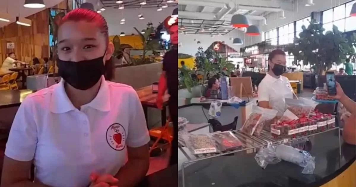 Keren Salas cumpliÃ³ 15 aÃ±os el pasado mes de julio y se olvidÃ³ de la fiesta tÃ­pica con vestido ampÃ³n y chambelanes para iniciar su propio negocio "ManzaManÃ­a".