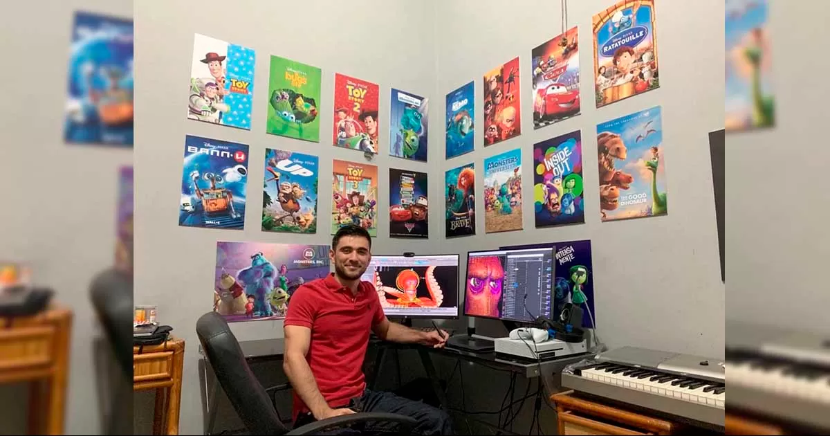 El joven HÃ©ctor Abraham Torres trabajÃ³ en las pelÃ­culas animadas de Max Steel y Spider: Across The Spider Verse