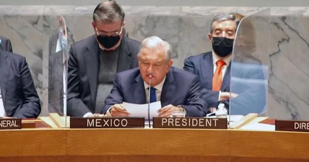 Batea López Obrador invitación a la ONU: "ya fui, que lean que lo que dije"