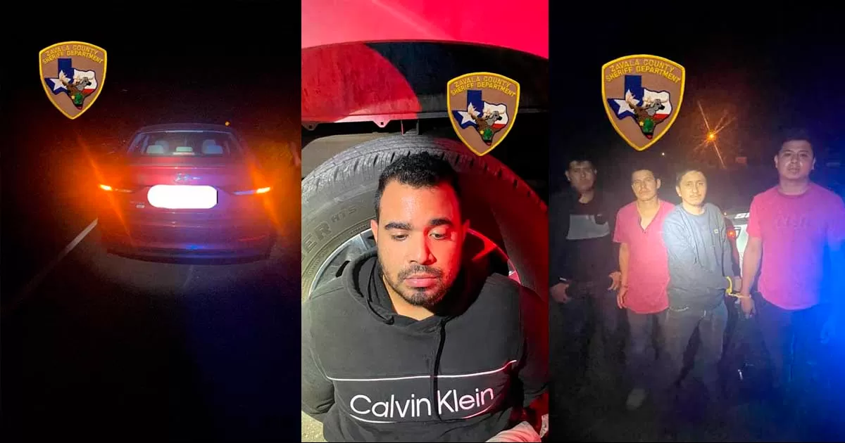 Agentes del Sheriff del Condado de Zavala vuelven a frustrar otro contrabando de migrantes muy cerca de la Pryor.