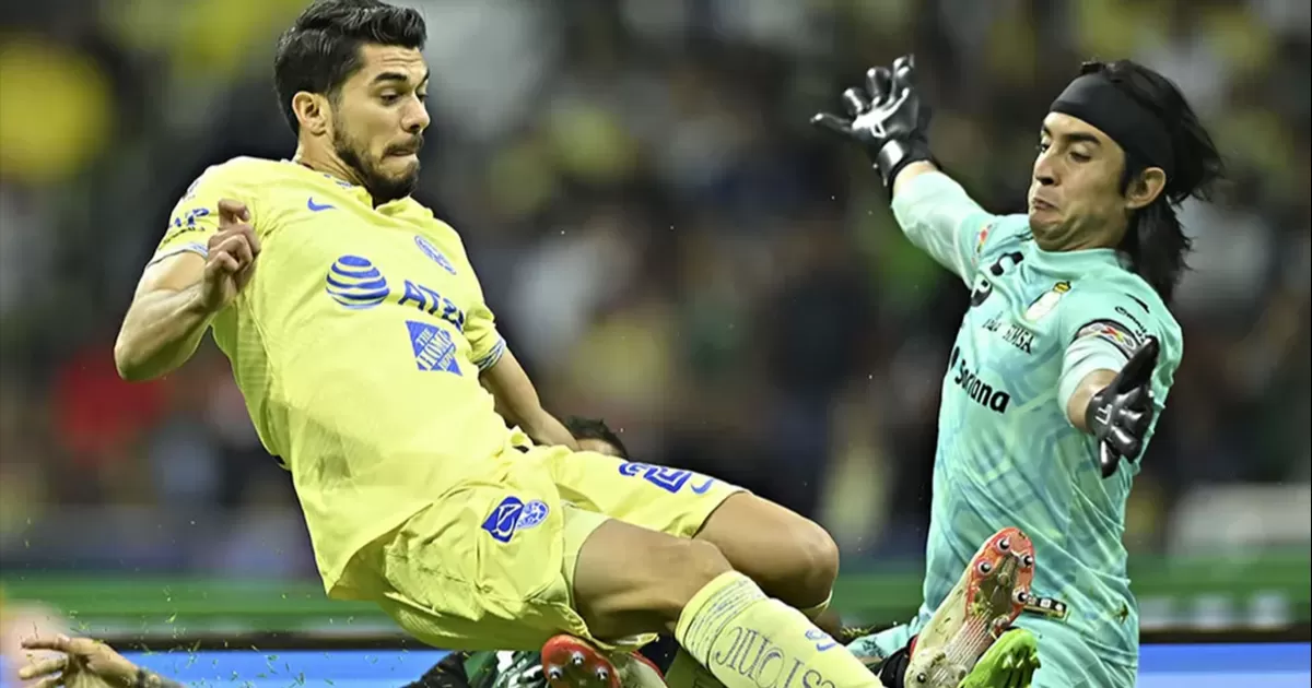 Previo a medirse a Chivas en el ClÃ¡sico, AmÃ©rica vio el fin de su racha de nueve triunfos tras empatar en casa ante Santos Laguna.