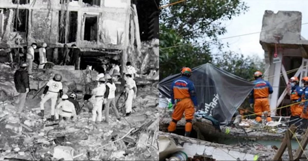 Un mismo dÃ­a, diferentes aÃ±os, el paÃ­s fue azotado por terremotos que dejaron cientos de muertos y miles de familias que aÃºn no tienen un techo.