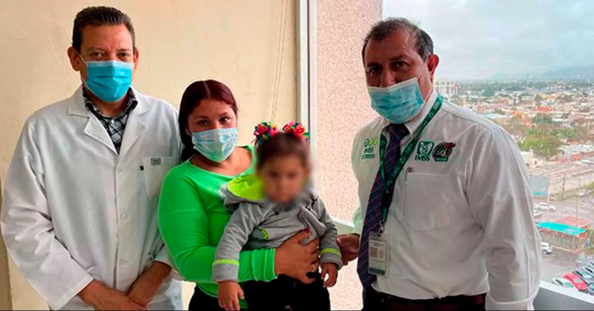 Niña de un año y dos meses se convierte en paciente más pequeña trasplantada de córnea en UMAE 71