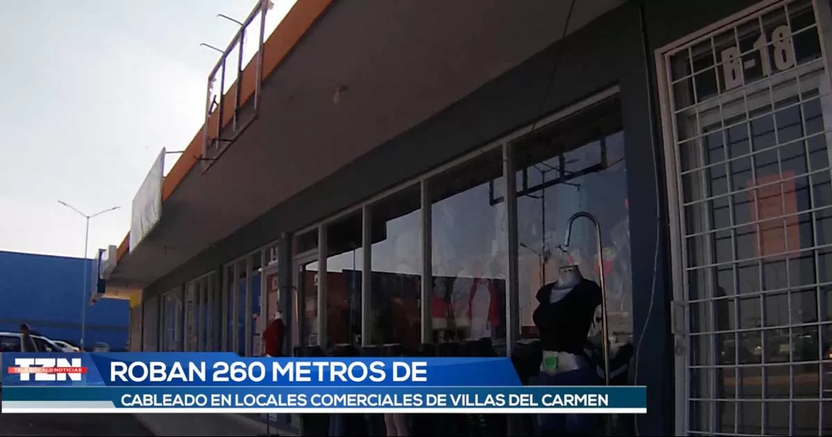 Alrededor de 20 locales fueron afectados por el robo de cableado para mufa.