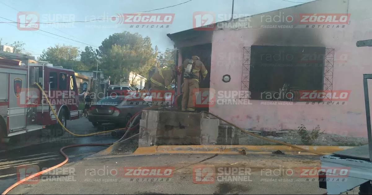 El incendio solo dejo daÃ±os materiales en la vivienda.