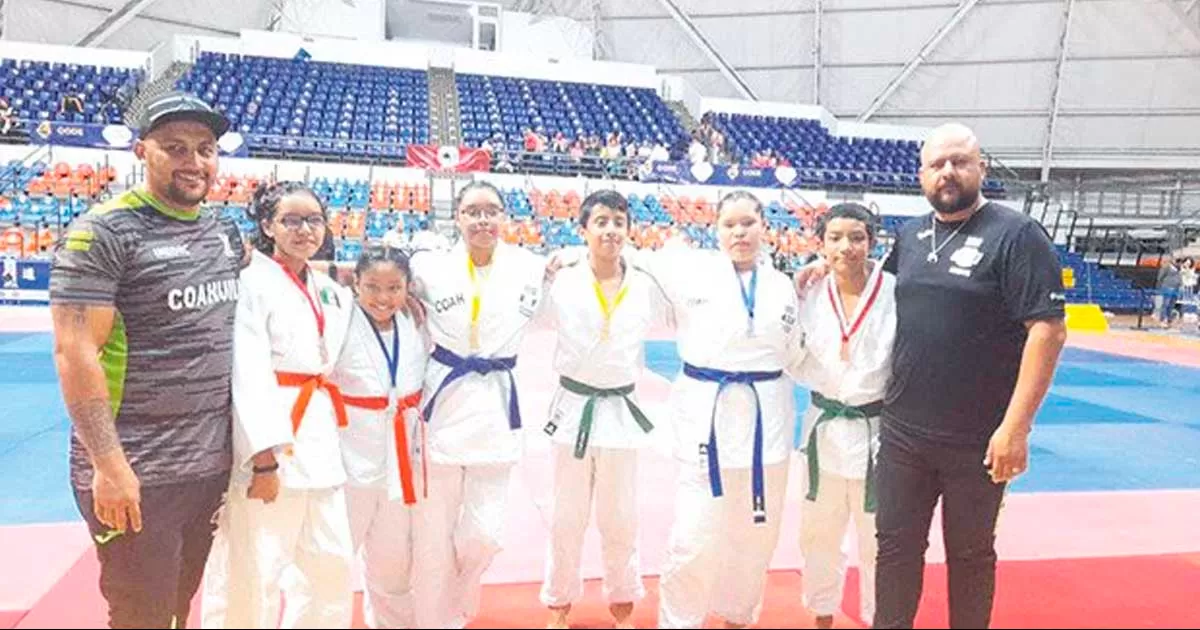 Regresan judocas coahuilenses con medallas