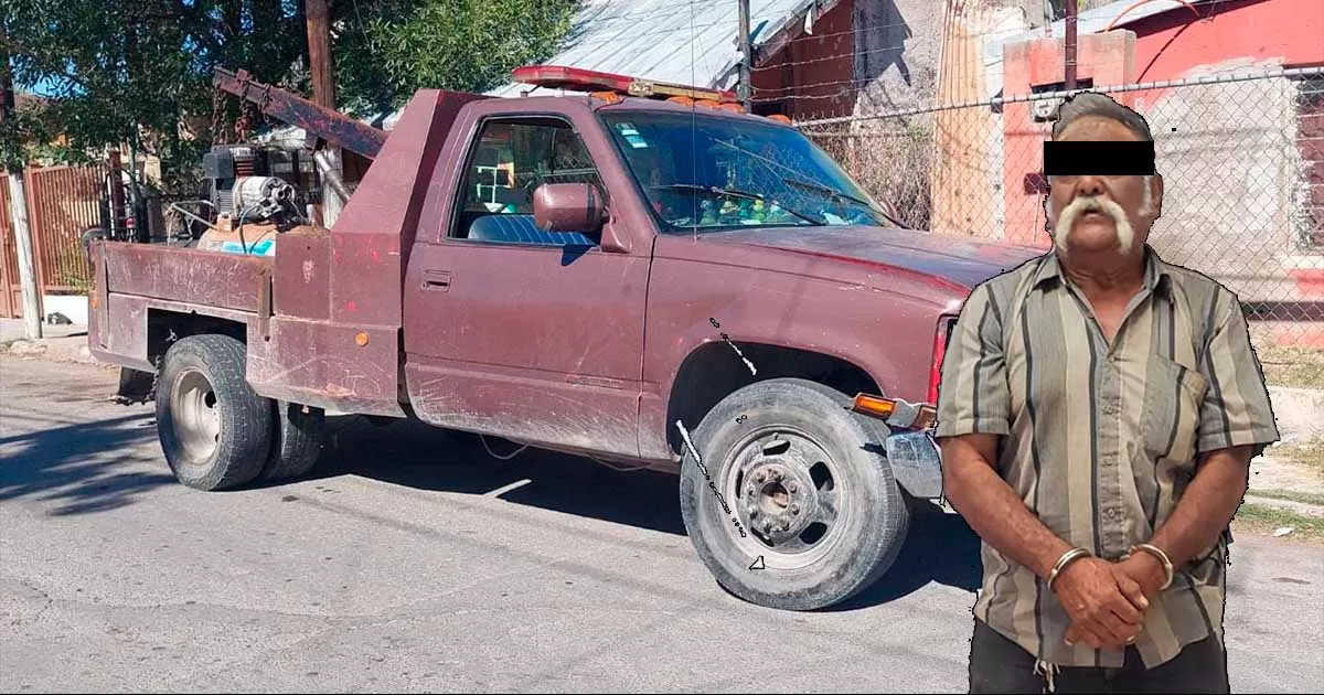 Autoridades lo interceptaron en el cruce de las calles AnÃ¡huac y 16 de septiembre en la colonia Mundo Nuevo.