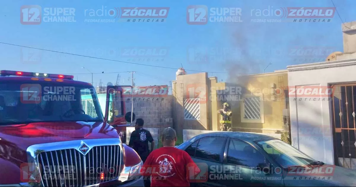 Bomberos tras sofocar las llamas manifestaron que la vivienda fue perdida de un 80 por ciento.