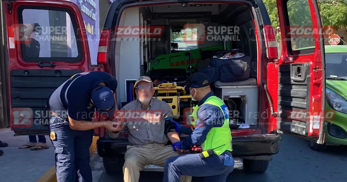Le fallan frenos a ciclista y se impacta contra auto en la 28 de Junio