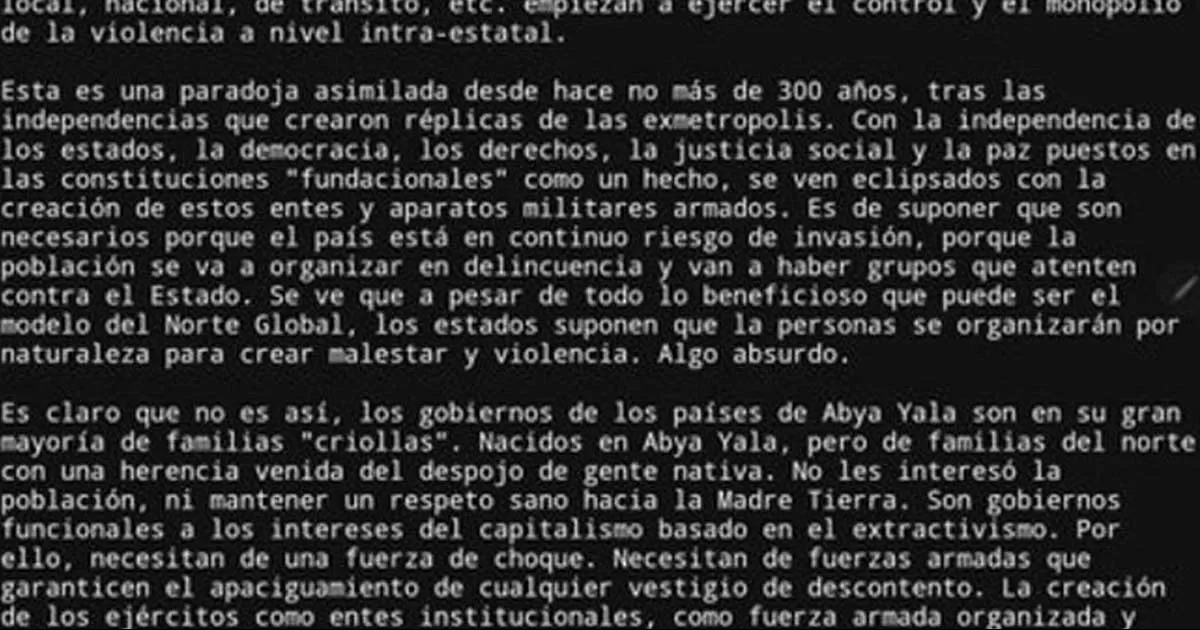 El grupo de hacktivitas, de supuesto origen centroamericano, se asume como un grupo ambientalista.