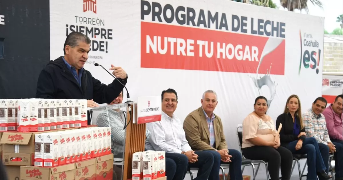 Arrancan Miguel Riquelme y Román Cepeda programa de leche