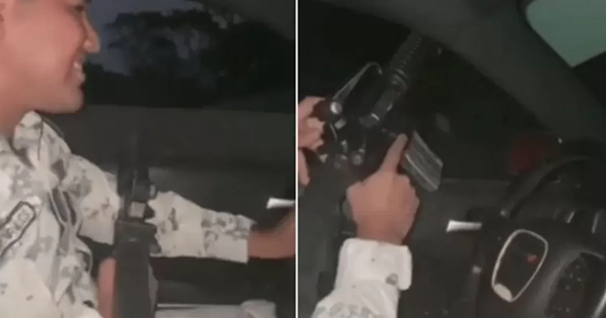 Elemento de la Guardia Nacional dispara al aire desde auto en movimiento; inician investigación