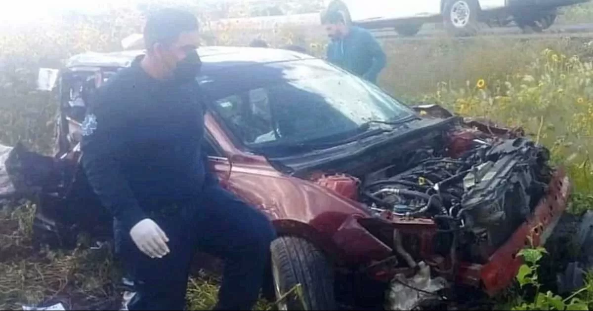 Ponchadura de un neumático, la causa del accidente fatal del senador por Tamaulipas, Faustino López y su esposa