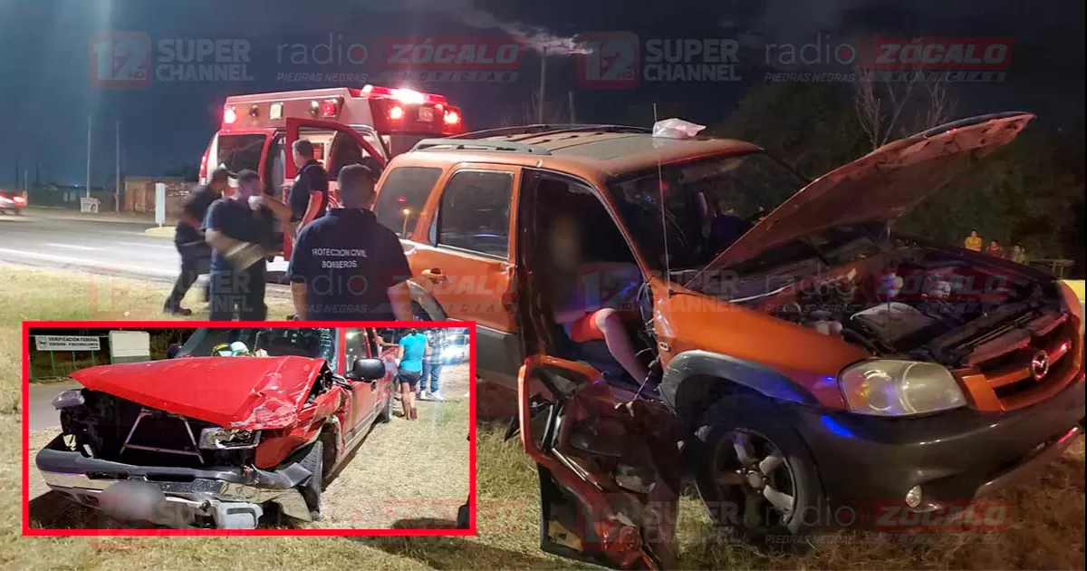 Rescatan con tijeras de la vida a conductora de la tercera edad accidentada y a menor acompañante