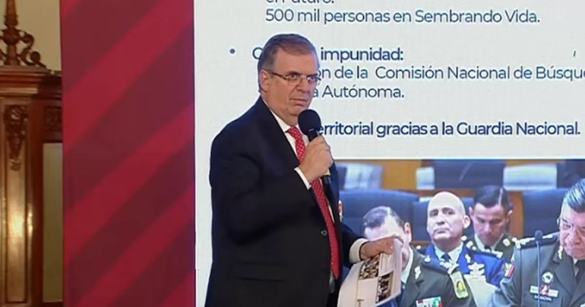 México decomisa hoy más cocaína que EU, dice Ebrard tras reunión de seguridad en Washington