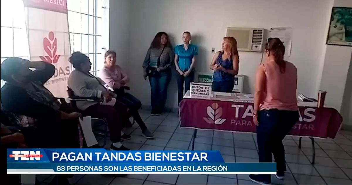 Pagan Tandas Bienestar a pequeños comerciantes en PN