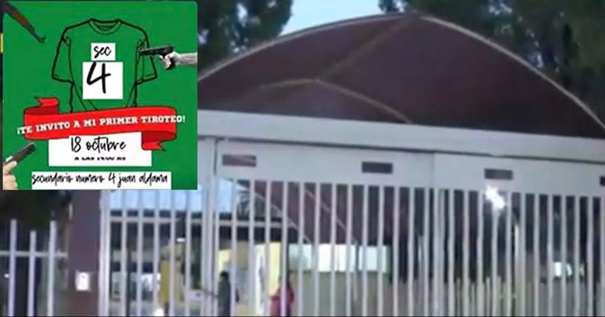 Tras las amenazas, las autoridades educativas, apoyadas por la SecretarÃ­a de Seguridad PÃºblica municipal, activaron un operativo de vigilancia.