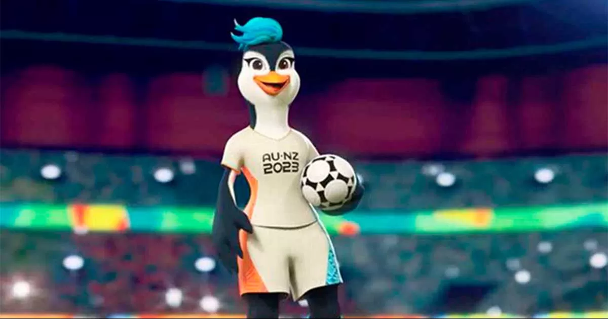 Presentan al pingüino Tazuni como la mascota oficial del Mundial Femenino 2023
