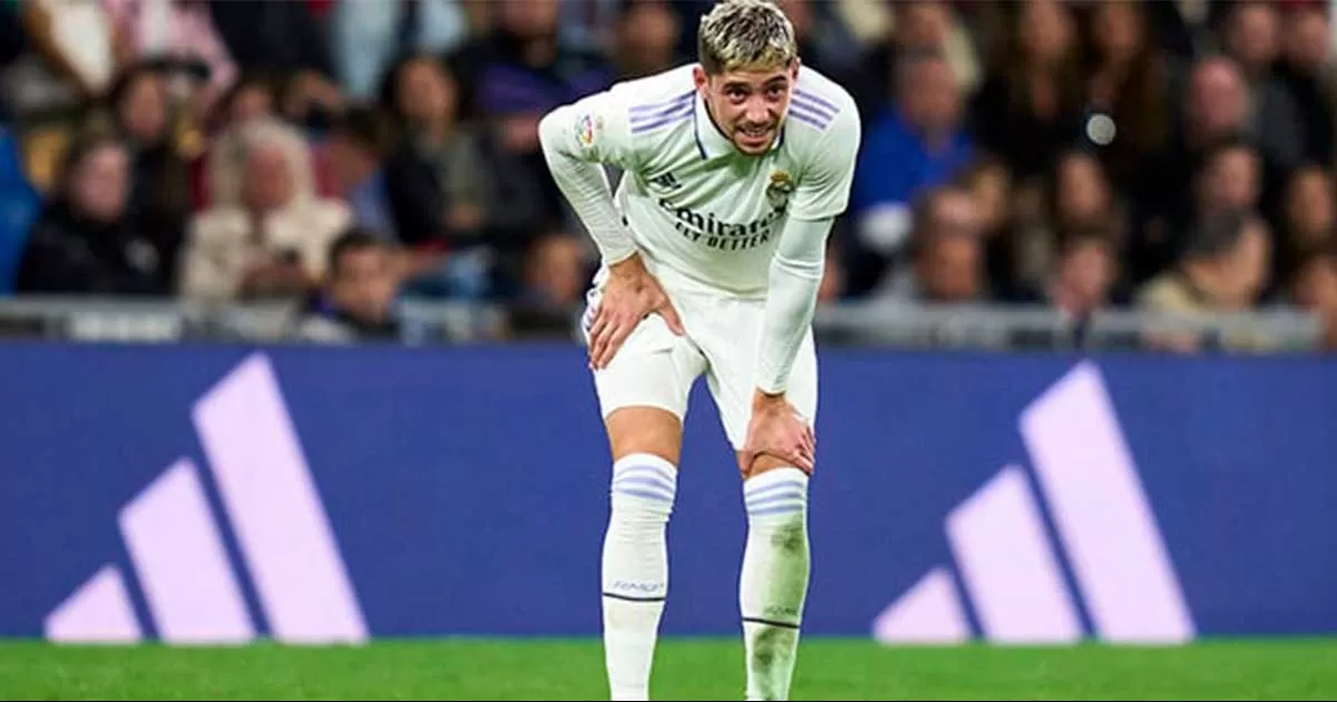 Fede Valverde no sufre lesión pero es baja en la Champions League