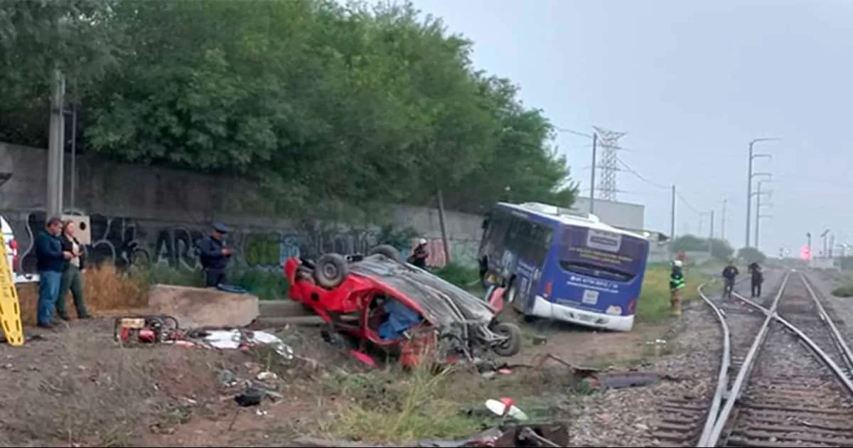 El accidente se registrÃ³ esta maÃ±ana en la vÃ­a a Saltillo y la carretera a GarcÃ­a.