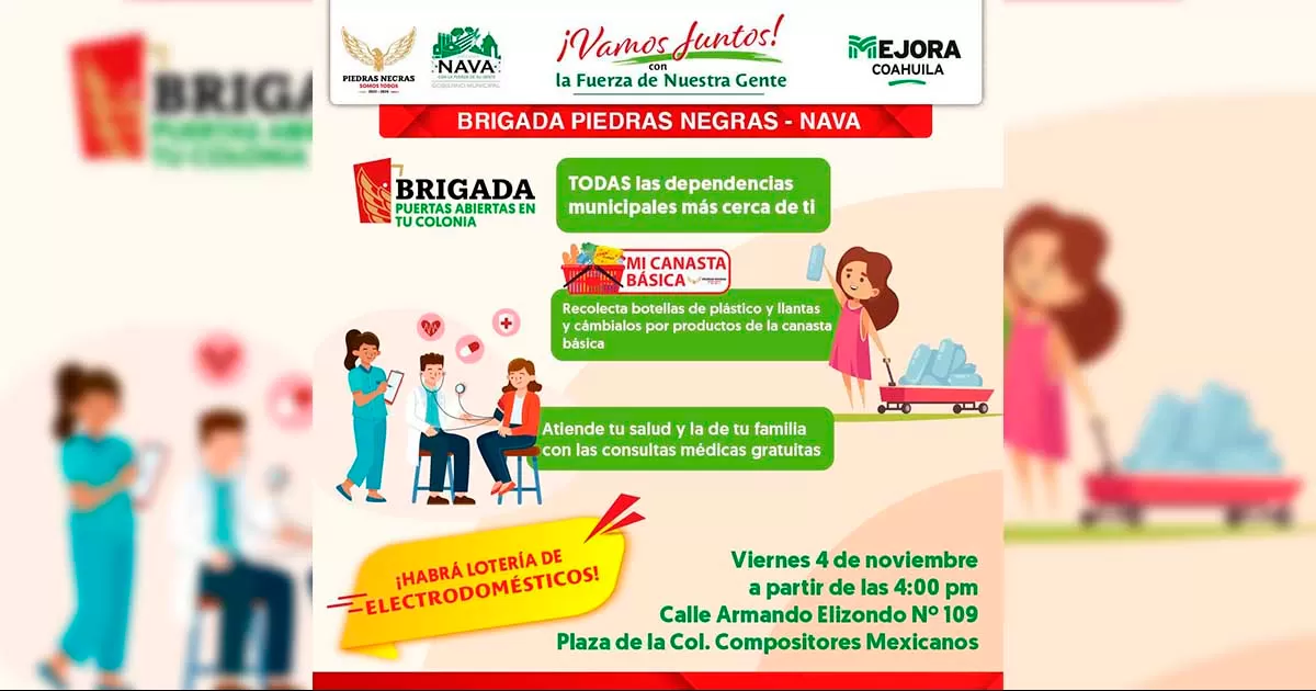 La directora de Desarrollo Social Incluyente seÃ±alÃ³ que llevarÃ¡ el programa â€œCanasta BÃ¡sicaâ€, que ha resultado muy exitoso en Piedras Negras, pero Nava lo habrÃ¡ de complementar con otro muy similar, multiplicando los beneficios.