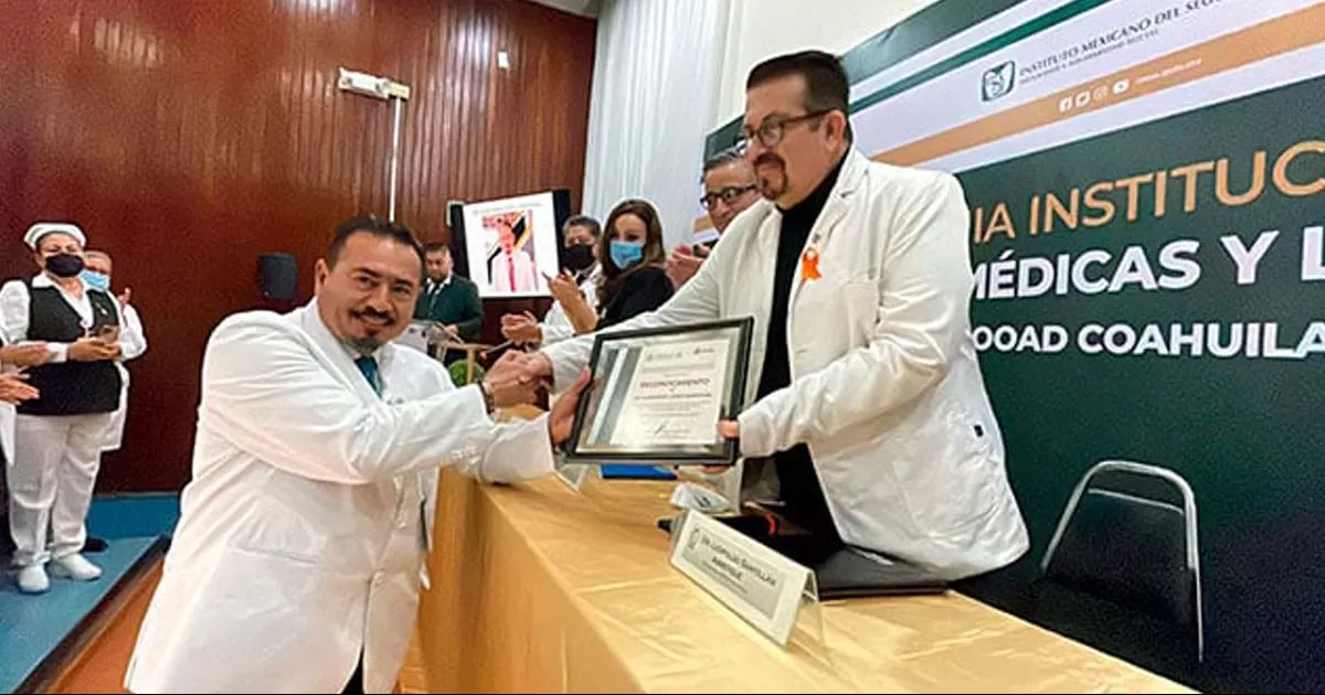 â€œEl buen desempeÃ±o, profesionalismo, vocaciÃ³n de servicio, loable labor y entrega incondicional los caracterizanâ€, expresÃ³ el titular del IMSS.