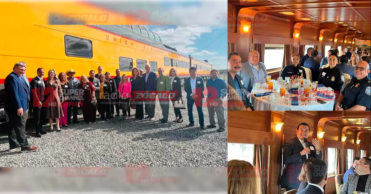 Directivos de la compaÃ±Ã­a se reÃºnen con funcionarios locales y comen en lujoso ferrocarril