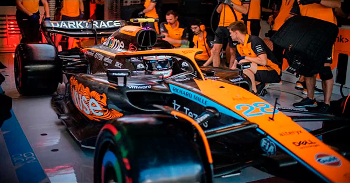 O’Ward terminó la sesión en el décimo octavo lugar y realizó 21 vueltas en la pista, mismas que le sirvieron para realizar 100 kilómetros en F1.