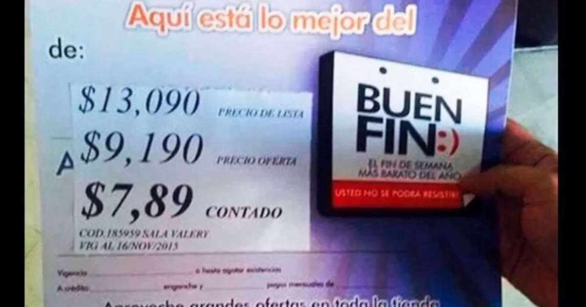 Buen Fin 2022: si hay errores en precios publicados, deberán respetarlos, advierte Profeco