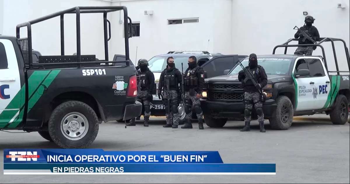 Ponen en marcha operativo por el Buen Fin en Piedras Negras