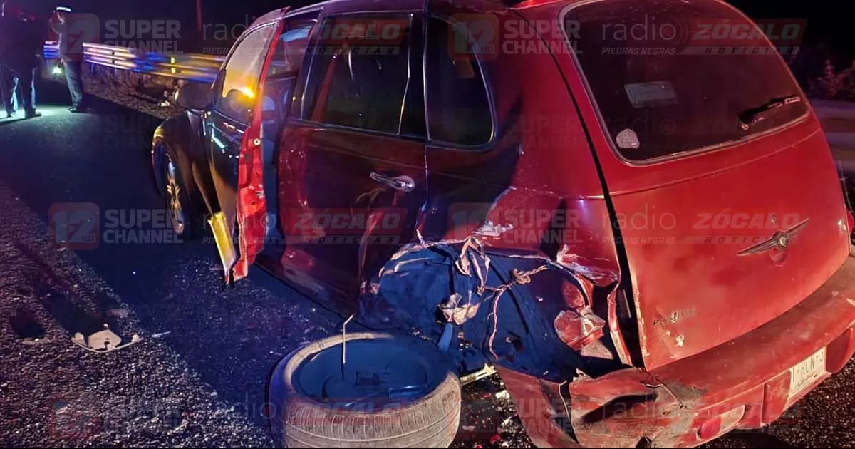 El accidente ocurrió en una curva ubicada a la altura del ejido La Navaja.