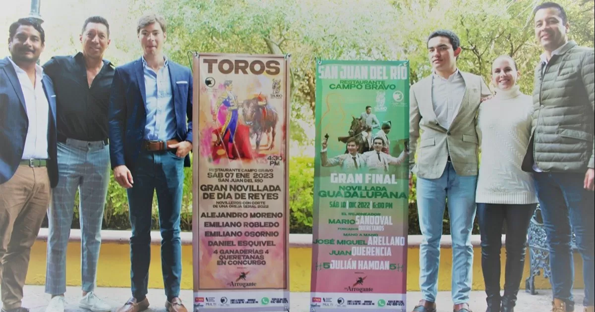 Listo el cartel de la Novillada ‘Guadalupana’ de Triunfadores del Cortijo ‘Campo Bravo’