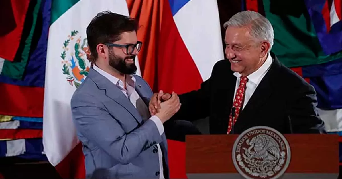 Asegura AMLO que ‘respeta’ declaraciones de Boric a ‘violencia machista’ en México