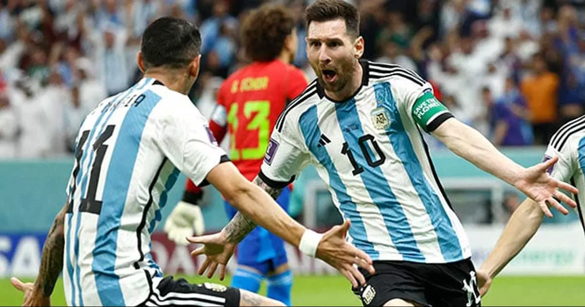 Argentina y Messi le pegan a México que queda al borde de la eliminación del Mundial de Qatar