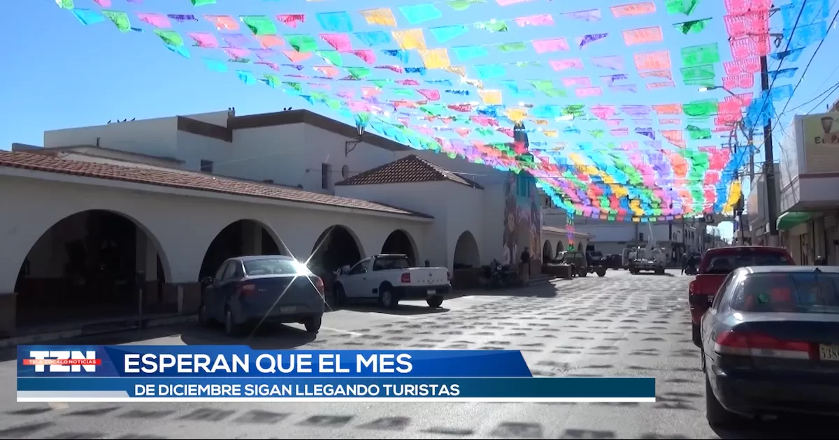 El representante de los locatarios, Héctor Portillo mencionó que esperan que el mes de diciembre sigan llegando turistas.