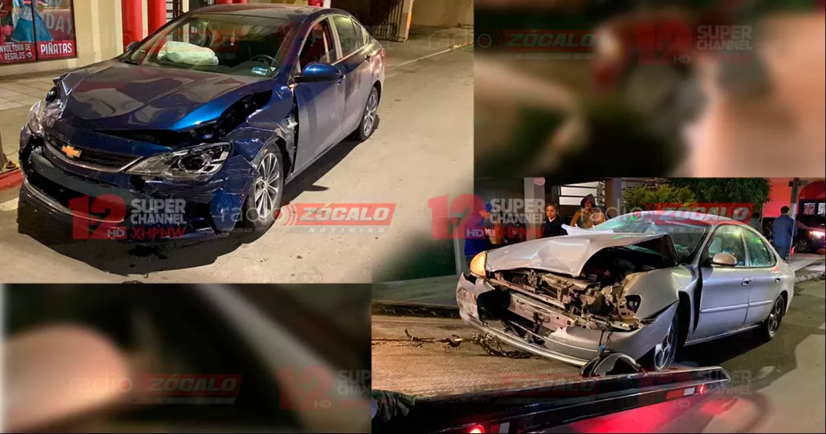 Dos menores hospitalizados tras choque contra carro último modelo