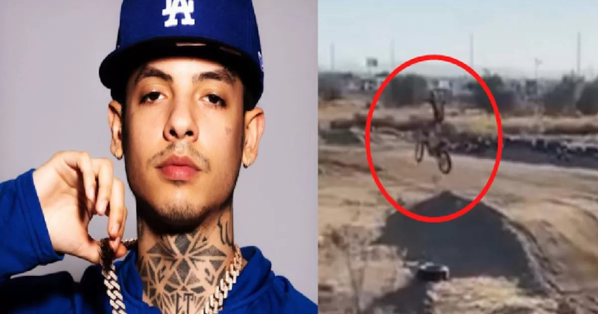 Natanael Cano sufre un grave accidente en moto, está hospitalizado