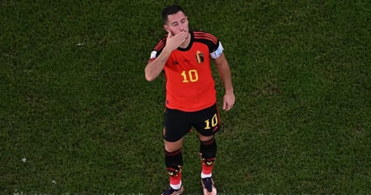 Eden Hazard anuncia su retiro de la selección de Bélgica